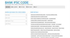 Desktop Screenshot of bankbranchifsccode.com